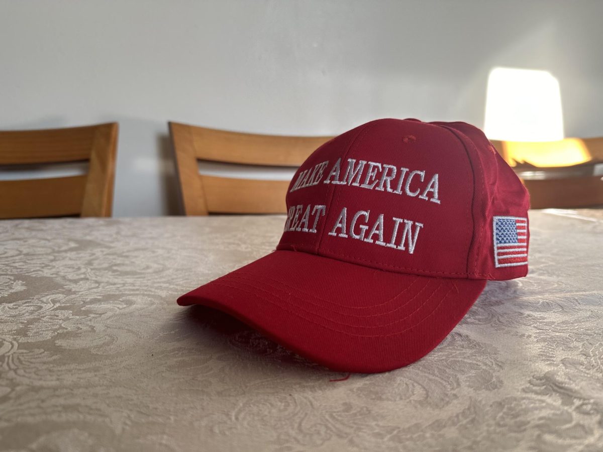 Make America Great Again campaign hat.