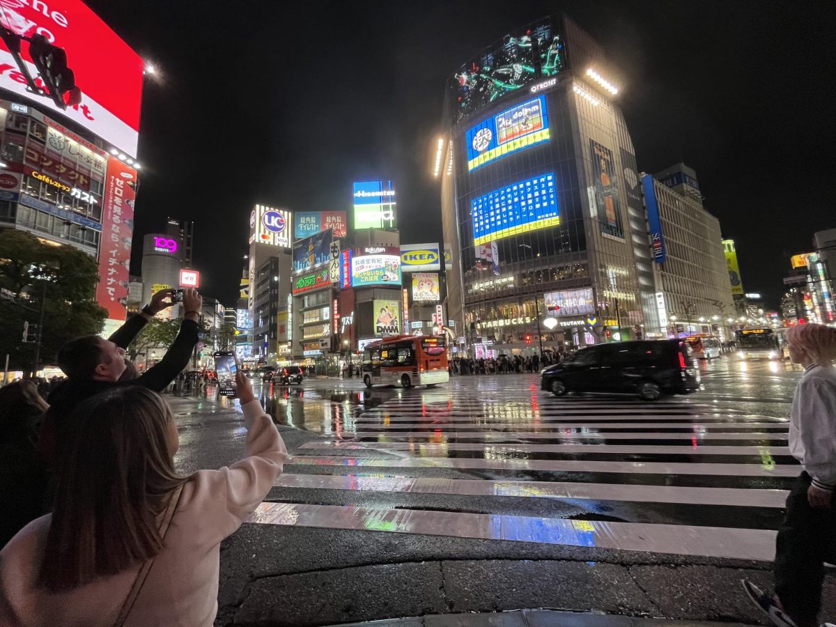 The Famous Shibuya Crossing in Tokyo